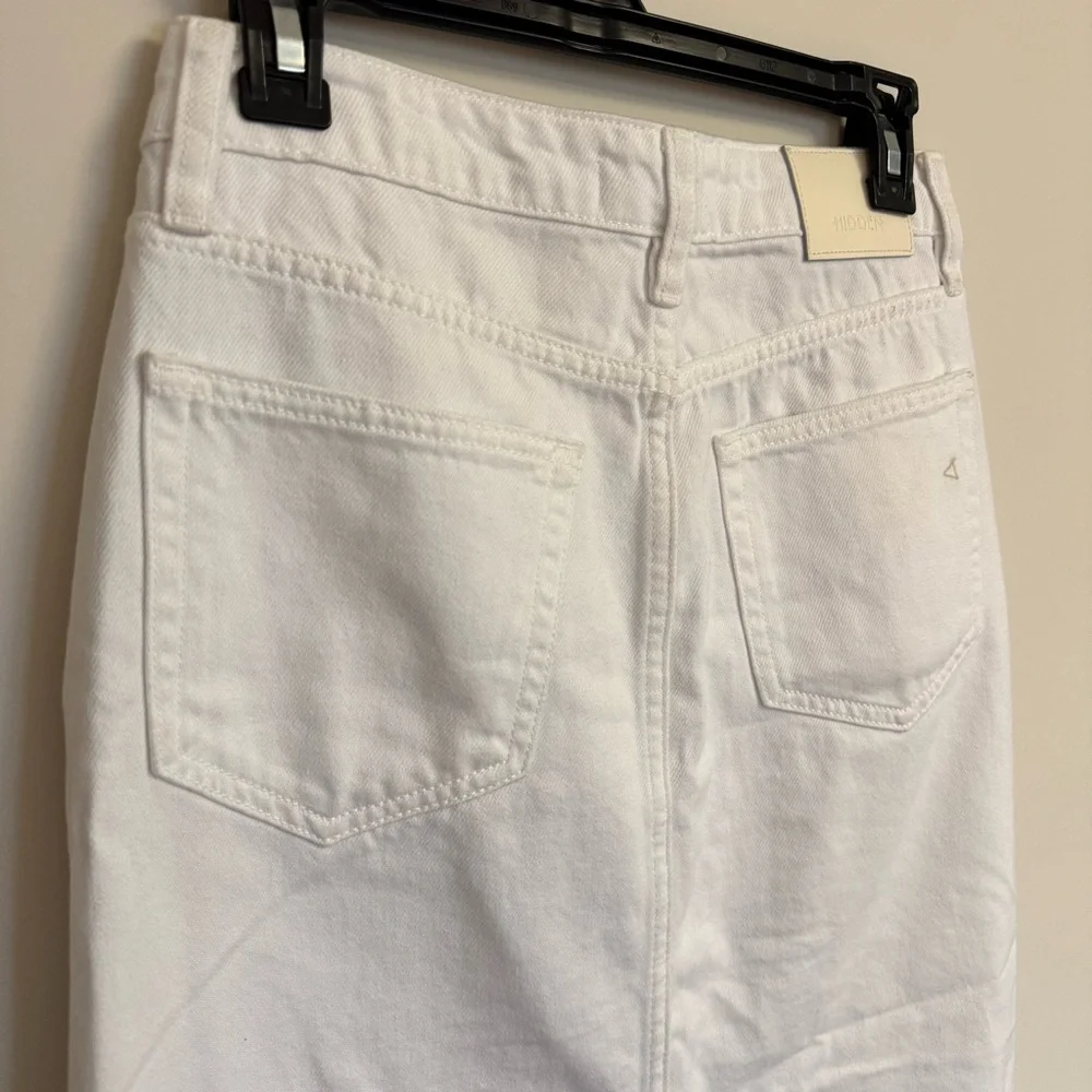 HIDDEN Peyton WHITE FRONT SLIT MIDI SKIRT - Women’s Large - Picture 9 of 14